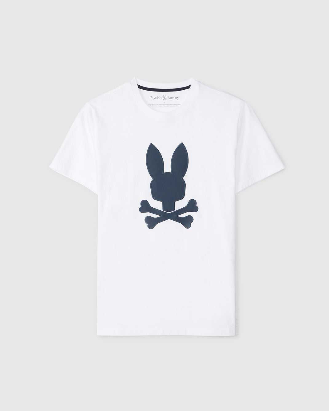 T Shirt Graphique Psycho Bunny Houston Graphic Tee Blanche Homme | SET-33742457